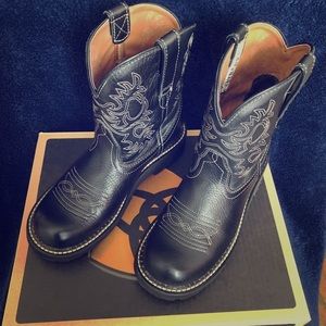 ARIAT Fat Baby Boots Black Size 7